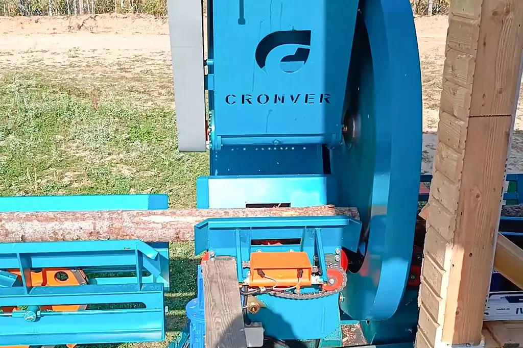 Линия сортировки с раскряжевкой бревна LSR 1250