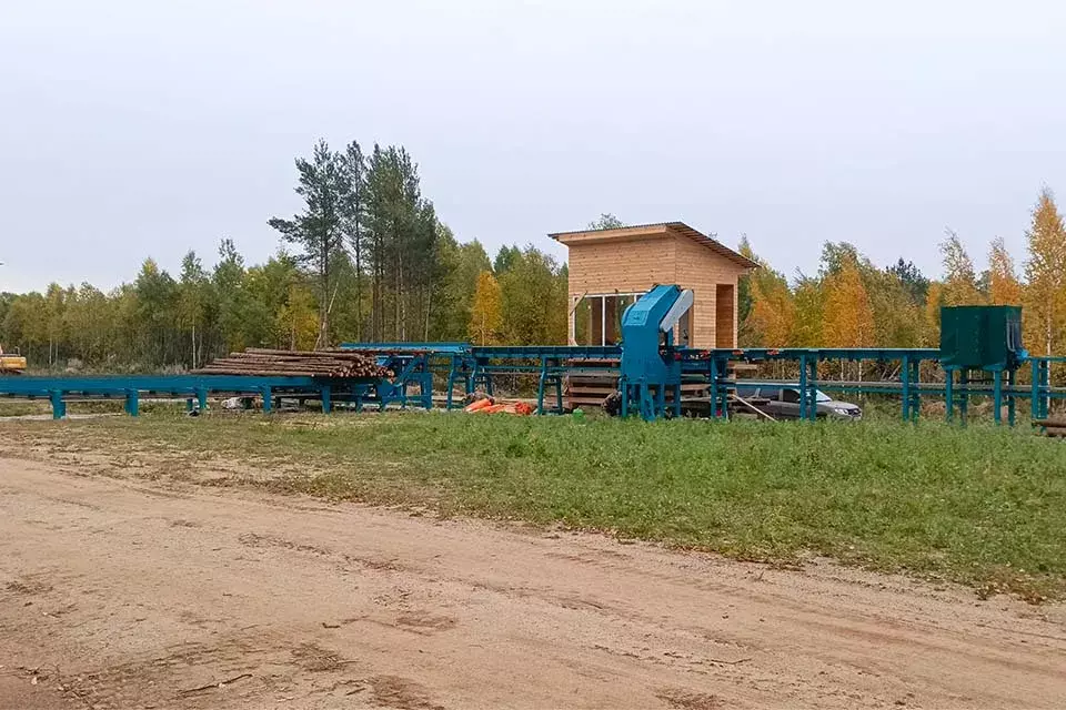 Раскряжевочно - дровокольная линия Cronver DRS 1250