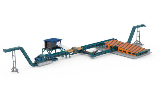 Линия измельчения горбыля и бревна CRONVER MRB 315
