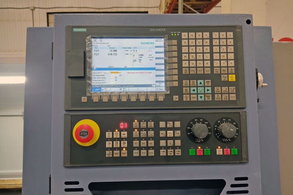 Токарный станок CK6150/1500 с плоской станиной с ЧПУ Siemens 808D