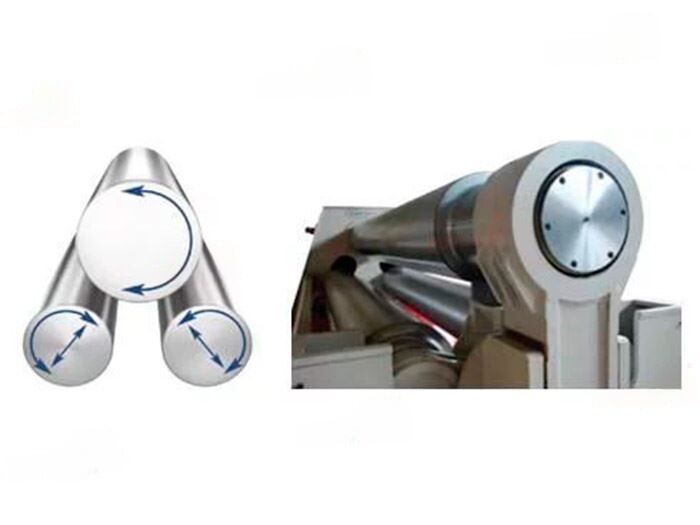 Вальцовочный станок с гидроприжимом валов Bendmak CY3R-HHS 300-40/8.0