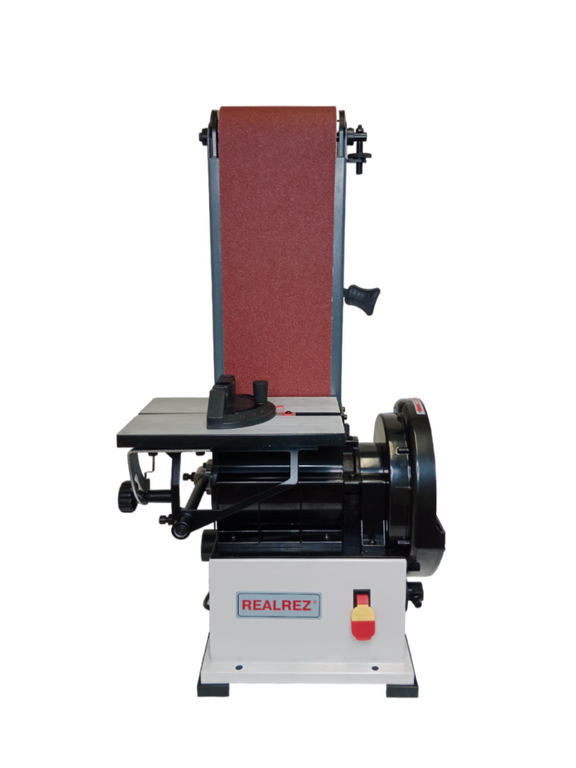 Ленточно-дисковый шлифовальный станок REALREZ RBDX69 152/228, 800W