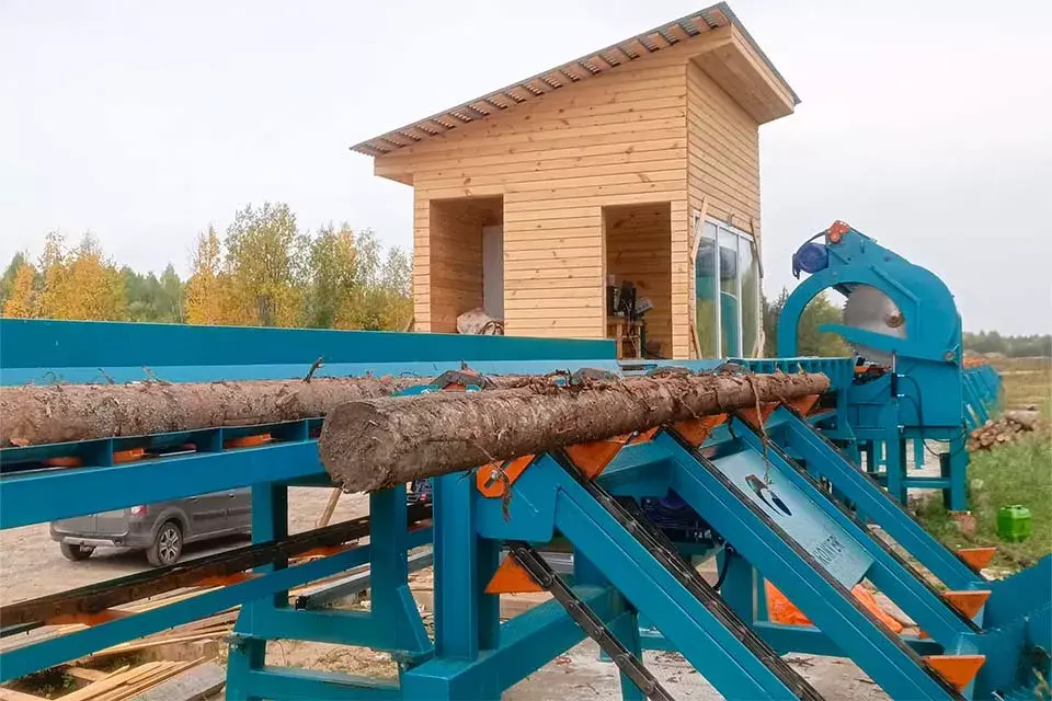 Раскряжевочно - дровокольная линия Cronver DRS 1250